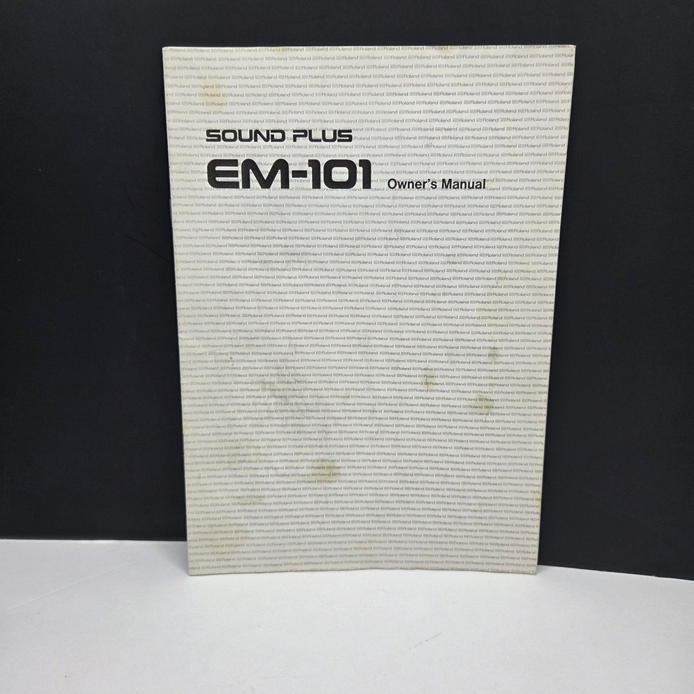 Roland Sound Plus EM-101 Owner's Manual - Vintage MIDI Sound Module User Guide